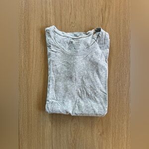 FIGS Light Gray Supersoft Shortsleeve Underscrubs M